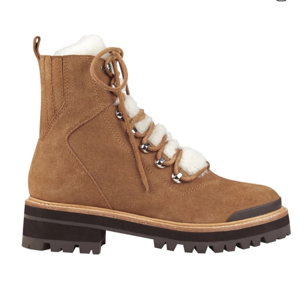 Marc Fisher Izzie boots in brown suede